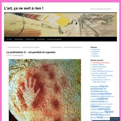 Art pariétal et rupestre