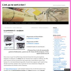 Sculpture préhistorique