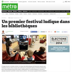 Un premier festival ludique dans les bibliothèques