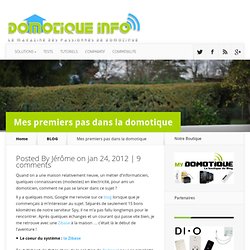 Mes premiers pas dans la domotique