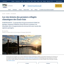 Premiers réfugiés climatiques des États-Unis