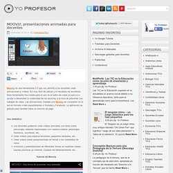 MOOVLY, presentaciones animadas para docentes