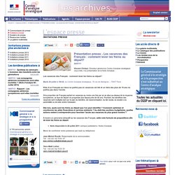 Présentation presse - Les vacances des Français : comment lever les freins au départ?