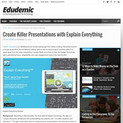 Create Killer Presentations with Explain Everything