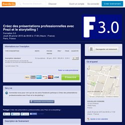 Créez des présentations professionnelles avec Prezi et le storytelling !- Eventbrite