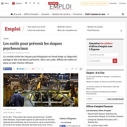 Les outils pour prévenir les risques psychosociaux