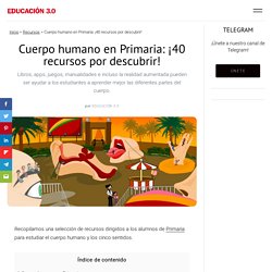 Cuerpo humano en Primaria: ¡40 recursos por descubrir!