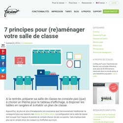 7 Principes pour (re)Aménager votre Salle de Classe