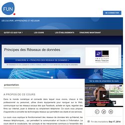 Principes des Réseaux de données »