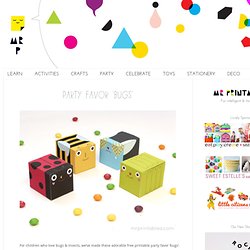 Printable Party Favors