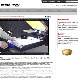 T-Shirt Screen Printing Machine