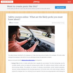 Safety courses online- What are the likely perks you must know about?