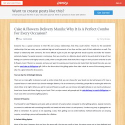 Cake & Flowers Delivery Manila: Why It Is A Perfect Combo For Every Occasion?