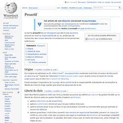 Proactif