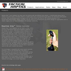Tactical Haptics