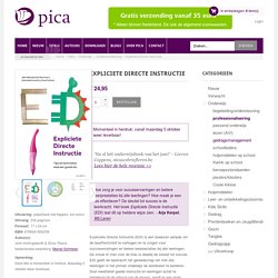 Expliciete directe instructie.