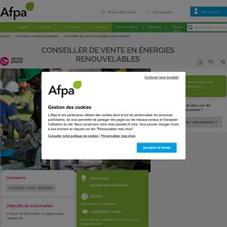 Conseiller de vente en énergies renouvelables - formation professionnalisante