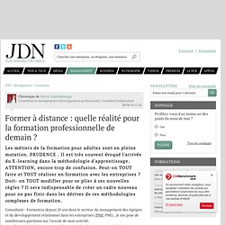 Former à distance : quelle réalité pour la formation professionnelle de demain ?