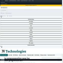 La programmation pour les non-programmeurs