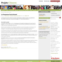 Le Programme Cercle Vermeil