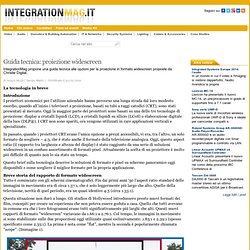 Guida tecnica: proiezione widescreen