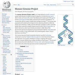 Human Genome Project