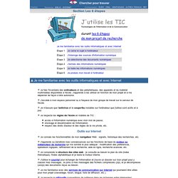 TIC et projet de recherche d'information