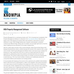 HOA Property Management Software Knowpia