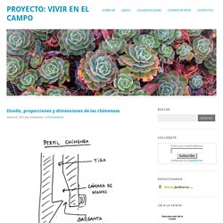 Diseño, proporciones y dimensiones de las chimeneas