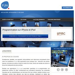 Programmation sur iPhone et iPad »