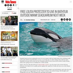 Free Lolita Protestor To Live In Bathtub Outside Miami Seaquarium Next Month
