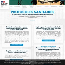 Protocoles sanitaires à destination chef étab et directeur école