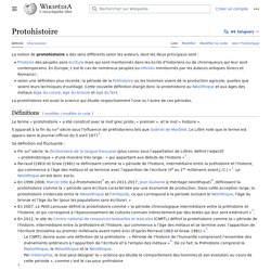 Protohistoire