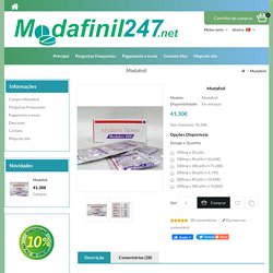 Ordem Provigil Genérico Online