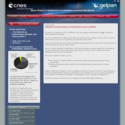 Publication des plus anciens cas dobservation soumis au GEPAN