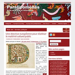 données publiques