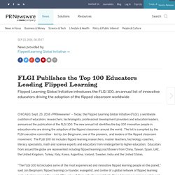 FLGI Publishes the Top 100 Educators Leading Flipped Learning