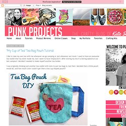 "My Cup of Tea" Tea Bag Pouch Tutorial
