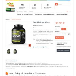 Pure Whey - Développement Musculaire
