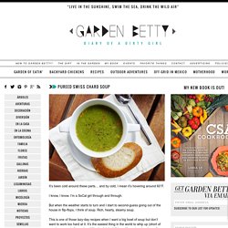 Pureed Swiss Chard Soup