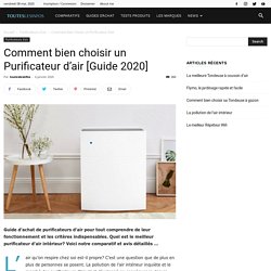 Comment bien choisir un Purificateur d'air [Guide 2020] - ToutesLesInfos