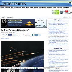 The True Purpose of Chemtrails?