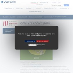 QCM or Not QCM ? (2020)
