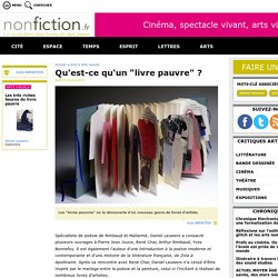 Qu'est-ce qu'un "livre pauvre" ?
