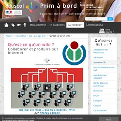 Qu'est-ce qu'un wiki ?