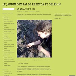 Le jardin d'essai de Rébecca et Delphin