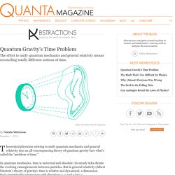 Quantum Gravity’s Time Problem