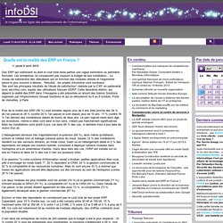 Quelle est la réalité des ERP en France ?
