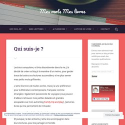 Qui suis-je ? – Mes mots Mes livres