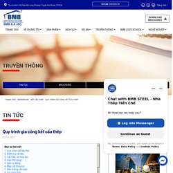 Quy trình gia công kết cấu thép